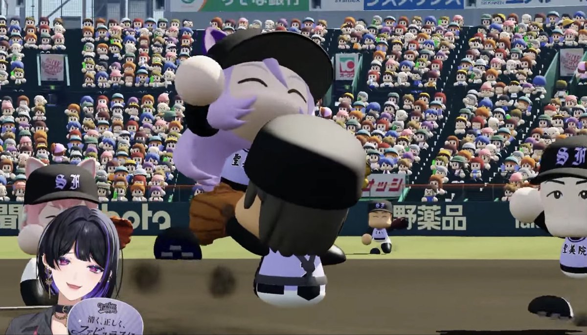 Niji_koshien's tweet photo. 【育成速報:2年目夏甲子園決勝】

聖ファビュラス、2年目夏甲子園優勝！
主砲力一が2本のHRを叩き込み超名門を沈めた

今日の配信タイトルは『雲外蒼天』
雌伏の時を経て厚い雲を突き抜けた、この夏最高にFabulousな学園の、大逆襲が始まった

#にじ甲2026 #Meloconair https://t.co/JgqycH7f1T