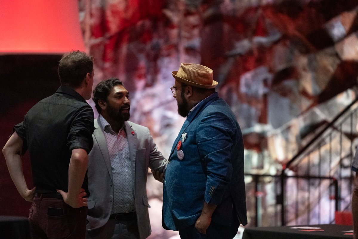 OntLiberal's tweet photo. Thank you to everyone who joined us in Sudbury for another great leadership event.

It was an opportunity to hear from our leadership candidates, ask important questions, and connect with Liberals who care deeply about Ontario's future.

The conversation continues. Next stop: Hamilton on August 12!

//

Merci à tous ceux qui se sont joints à nous à Sudbury pour participer à un autre événement exceptionnel dans la course à la chefferie.

Ce fut l'occasion d'écouter nos candidats à la direction, de poser des questions importantes et de rencontrer des libéraux qui ont à cœur l'avenir de l'Ontario.

Le dialogue se poursuit. Prochaine étape : Hamilton, le 12 août !