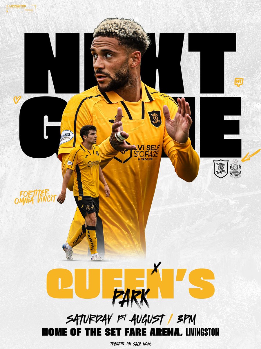 LiviFCOfficial's tweet photo. ⏭️ 𝐋𝐞𝐚𝐠𝐮𝐞 𝐀𝐜𝐭𝐢𝐨𝐧

We welcome Queen’s Park to the Home of the Set Fare Arena as we get our @WilliamHill Championship campaign underway.

Join us on Saturday!👇🏻

🎟️ https://t.co/pkvQlog9k0 https://t.co/pmpw0YcWZO