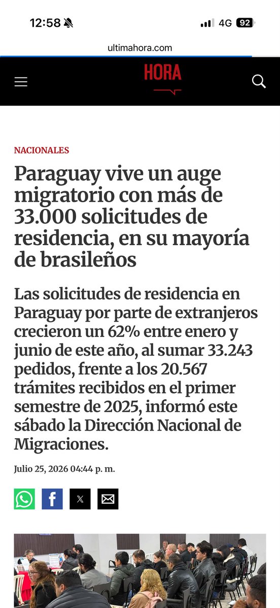 Andyahrens's tweet photo. @lowkeyblind @vash273 Puede ser que seamos de decimo mundo… pero estamos mejor que ustedes… sino decile a todos los brasileros que estan viniendo a vivir aca.. 33 mil solamente de enero a junio… estan huyendo de tu favela gigante llamada brasil y aca se les recibe super bien.. https://t.co/jtd3MaNCPC