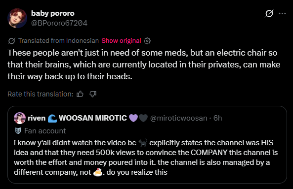 miroticwoosan's tweet photo. what a perfectly normal and sane thing to type, saying we deserve electric chairs for *looking at smudged writing on my hand* defending wy and wsn from people starting hate trains against them? https://t.co/7ygUVku7M9