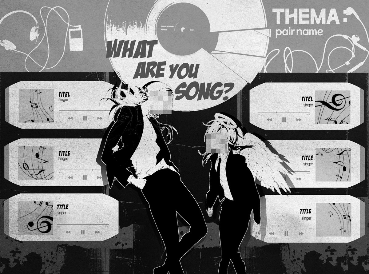 upda77's tweet photo. #자료틀 #배포

캐릭터들의 테마송,플레이리스트를 볼 수 있는 
what are you song? -pair 틀을 무료배포합니다! 
추후 1차지인 배포로 돌릴 예정입니다

다운로드
https://t.co/kfpBUFC6uO https://t.co/uqbSDhou60