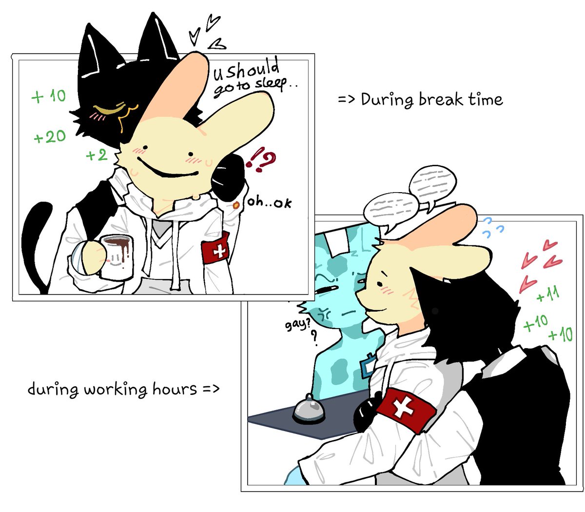 Zinn_KL's tweet photo. Oh my god, Secet Agent is so clingy to the intern !!
#animalhospital #secretintern #agentintern https://t.co/4T1Add1AC8