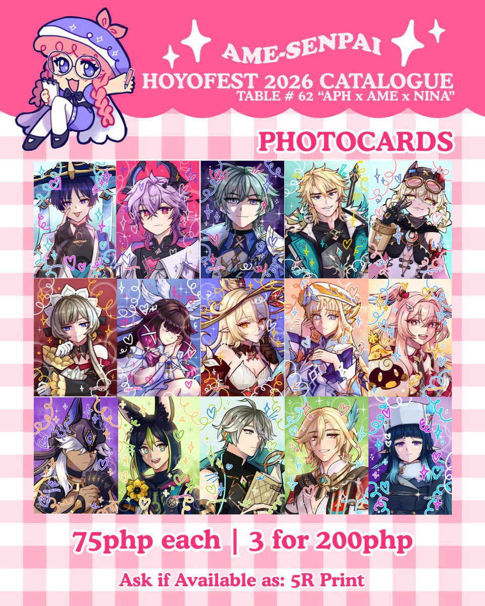 Ame-Senpai 🍓HOYOFEST table#62 tweet media