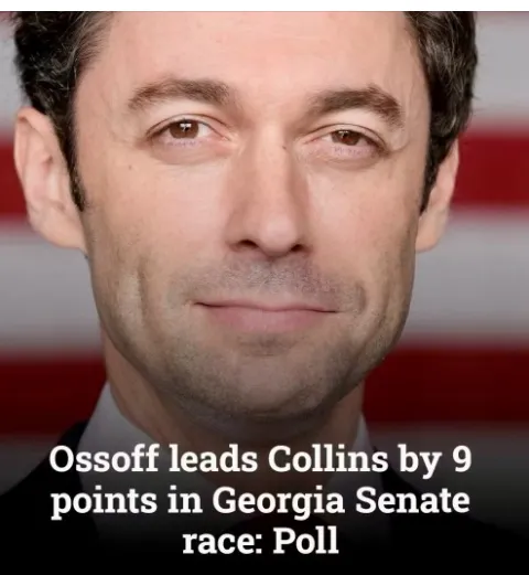 smc429's tweet photo. Jon's opponent, Mike Collins was heard on a hot mic saying he knew Trump was in the Epstein files. 
Does Mike want Trump held accountable? 
Hell no, Trump just endorsed him. 
Kind of gross? You bet.  

#Ossoff4GA https://t.co/smQRiJzekp
