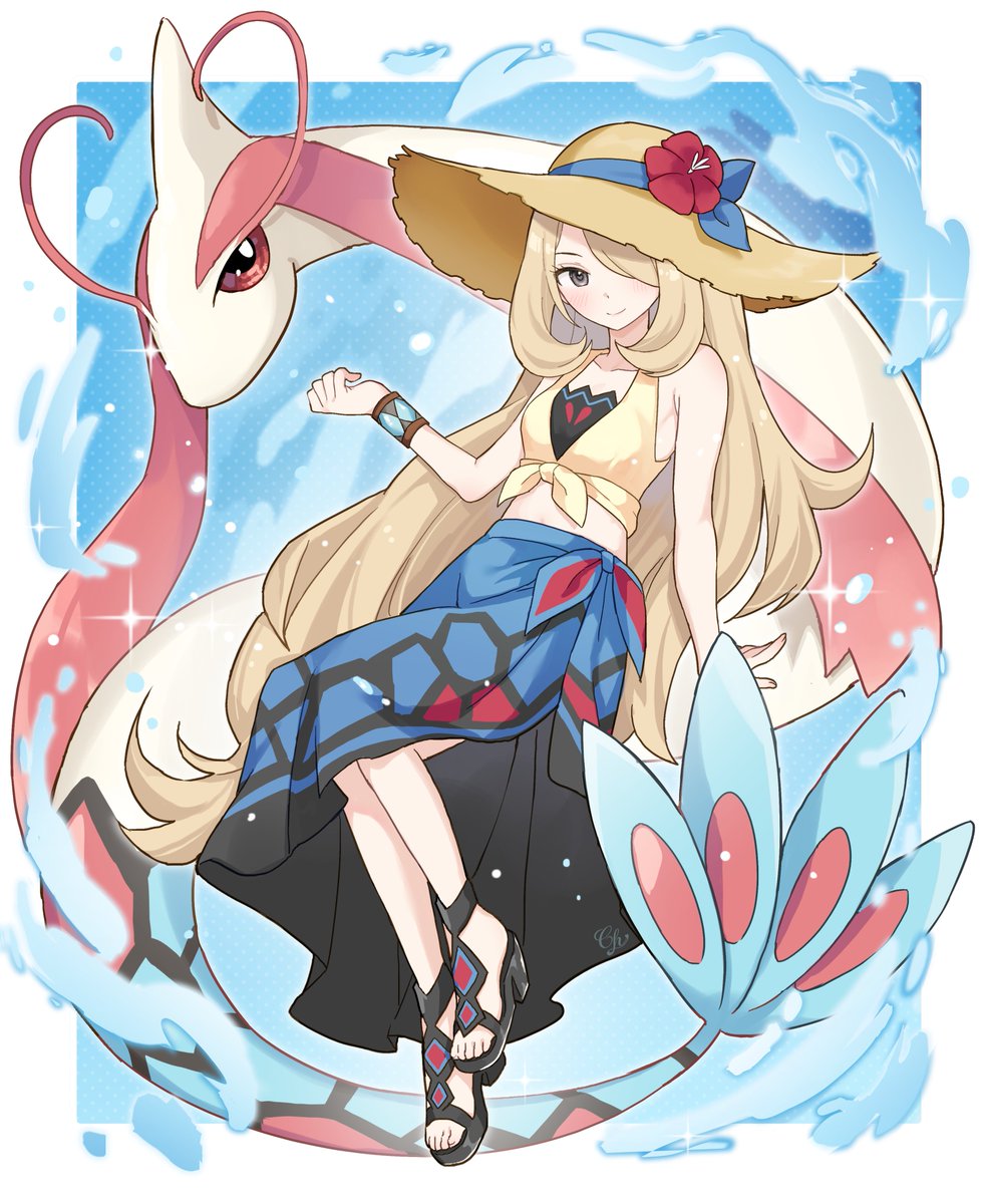 _Charisu's tweet photo. シロナ描きました〜！楽しかった https://t.co/Fjq72jwzO1