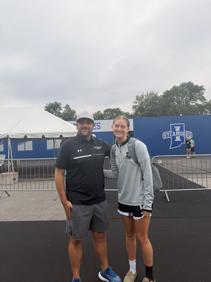 AllieBuchner's tweet photo. Thank you to @prlawrence1984 and the @IndStSoccer staff and players for such an amazing ID camp yesterday. Looking forward to getting back on campus soon!
#GoSycamores #IndStSoccer #ClassOf2028 #Midfielder https://t.co/F4CYsPpRdV
