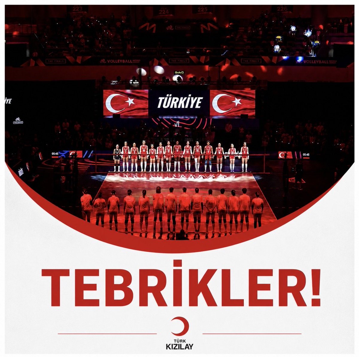 FatmaMericYlmaz's tweet photo. Milletler Ligi şampiyonu olan Filenin Sultanlarımızı gönülden kutluyor; ülkemize yaşattıkları bu tarifsiz gurur için teşekkür ediyorum. 🏆❤️

Nice başarılara, nice gurur dolu zaferlere… #FileninSultanları https://t.co/w4EJtp459d