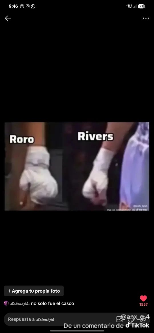 carlosnjec's tweet photo. @infoLaVelada El robo del año ponele con semejante casco q ningun golpe iba a entrar es mas desprotegiste las manos de rivers como siempre el ibai protegiendo a sus españoles https://t.co/gNgpMvnYxU