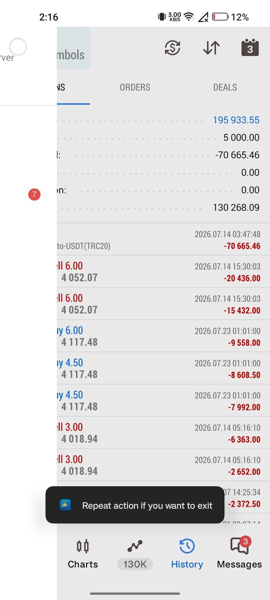 BaganMahar's tweet photo. 𝗟𝗢𝗚𝗜𝗡: 87166224
𝗣𝗮𝘀𝘀𝘄𝗼𝗿𝗱: Investor@123
𝗦𝗲𝗿𝘃𝗲𝗿: XYLOMarkets-Server

𝗹𝗼𝗴𝗶𝗻 𝗠𝗧𝟱 𝗮𝗰𝗰𝗼𝘂𝗻𝘁 𝗮𝗻𝗱 𝗰𝗵𝗲𝗰𝗸 𝗺𝘆 𝘄𝗼𝗿𝗸. https://t.co/K0YKtydpui