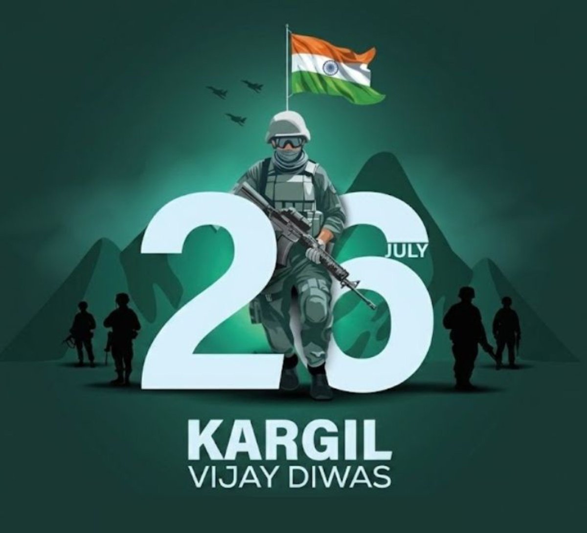 GhazalThakur's tweet photo. Their valour lives on, their sacrifices never forgotten. 
Salute to the bravehearts 🫡
Jai Hind🇮🇳
#KargilVijayDiwas #KargilWarHeroes https://t.co/LTn3T4GYrk
