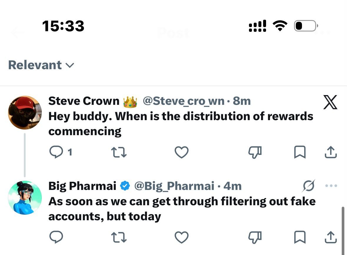 Daivekn's tweet photo. If you're already on Big Pharmai update, try and interact with his page on X (as it was X you connected )
If not, join in with my access code: https://t.co/nztF4ZvTN6