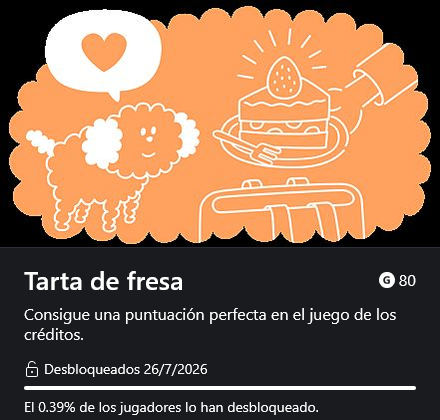 Barbieturico's tweet photo. to a T
Tarta de fresa (80G)
#XBOXAchievement #XBOXShare #toaT @uvulaLLC @A_i @XBOXGamePass https://t.co/zJJR1kNnDV