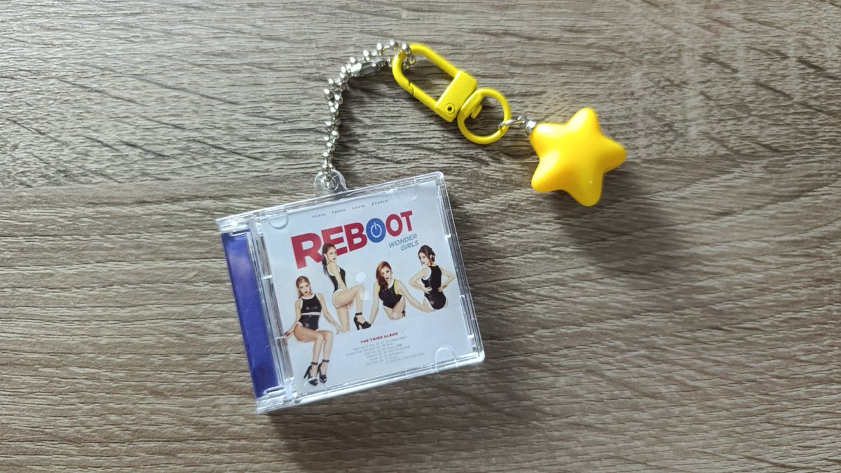 sweeetchinmusic's tweet photo. I got new pins and a Reboot keychain. The CD even has an NFC tag to open the album on Spotify. https://t.co/dKNvJCZHB4