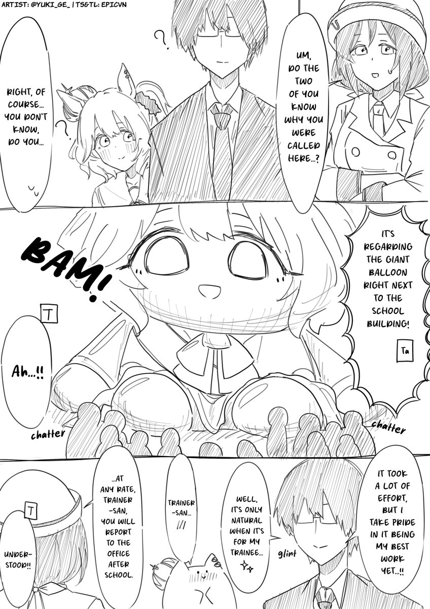 EDemocraft's tweet photo. "Two Troublemakers"    

Art by @yuki_ge_ 
Please like and follow the artist's original work too!

#Umamusume #UmaTranslations https://t.co/cPLAoW7FzB