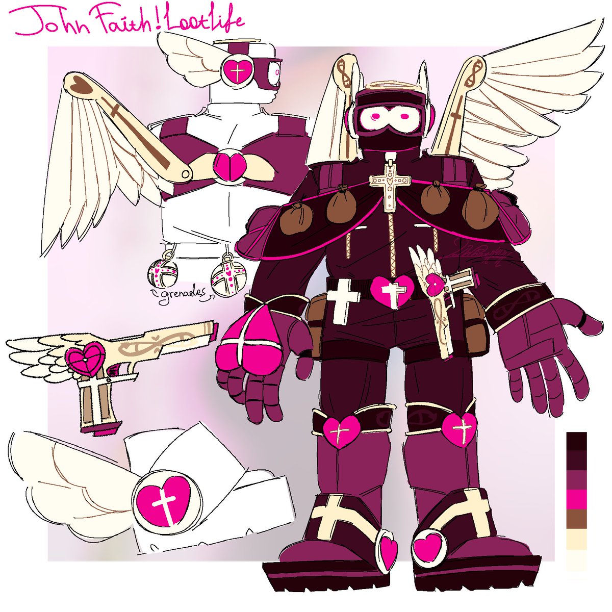LolWhatAYDH's tweet photo. John Faith in my oc universe🤑🤑🤑
#EternalFanart https://t.co/pyb0LpxHQR
