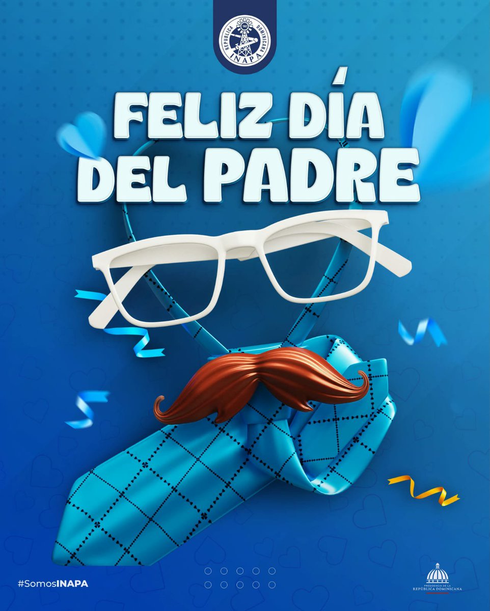 DomInapa's tweet photo. Hoy rendimos homenaje a todos los padres que, con amor, compromiso y dedicación, trabajan cada día para brindar bienestar, protección y un mejor futuro a sus hijos.

Desde el INAPA los felicitamos en su día y reconocemos el invaluable papel que desempeñan. https://t.co/oSjnnfl9IL