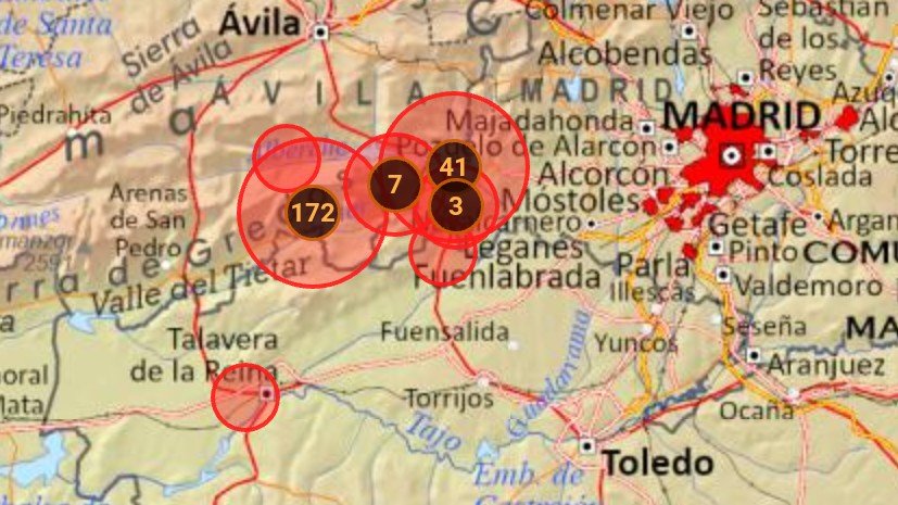 OceanoDeAzahar's tweet photo. El Tiétar, Almorox, Sotillo, San Martín de Valdeiglesias...

El fuego no entiende de fronteras, pero el coraje tampoco. Frente a este monstruo, la labor incansable de la #UME y los equipos de emergencias, a pie de fuego, es heroica 🚒🔥💪

 #IncendiosForestalesEspaña https://t.co/cZMlo6o3EG