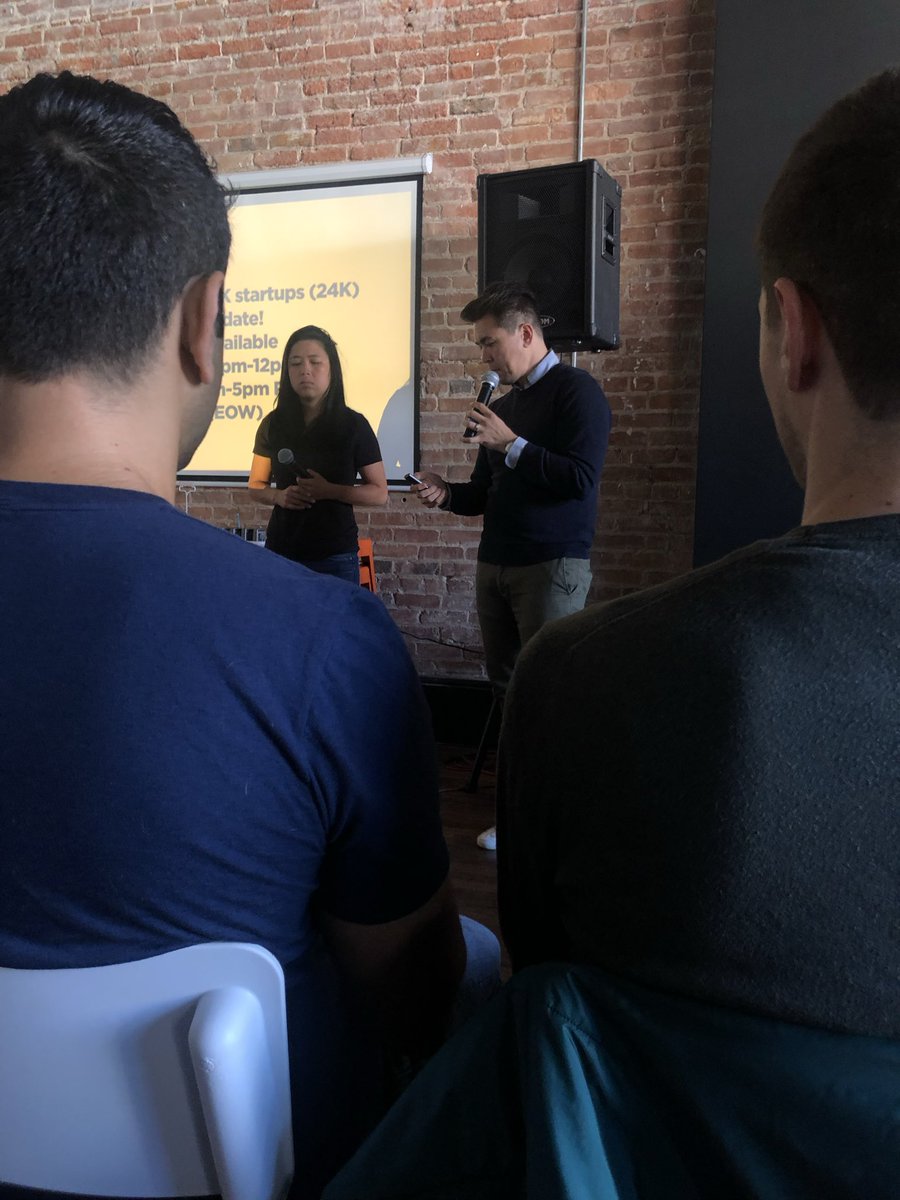 _marielsmith's tweet photo. Found these photos from @ycombinator startup school in 2019. So fun to look back and see how much it’s grown! https://t.co/RTyHe3oBix