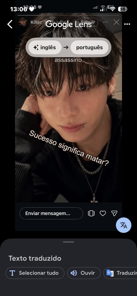 musejungoo's tweet photo. DENUNCIA URGENTE 🚨
Uma página no Instagram fez comentários desagradáveis no story do JK, além de fazer conteúdo chamando nosso JK de assassino.
Denunciem e espalhem!!! https://t.co/8AFEd6aheD