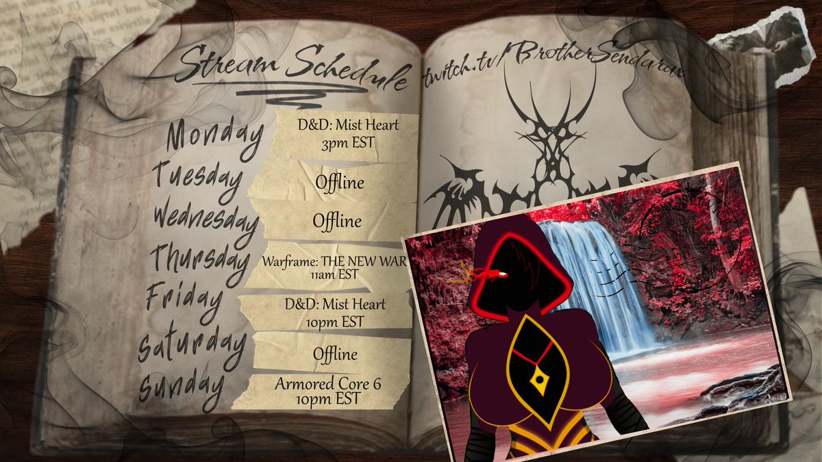 BrotherSendarax's tweet photo. This weeks stream schedule for Twitch! Catch me at https://t.co/BHGFcbwlu7
WE ARE SO BACK BABY https://t.co/L0QOAEcGxM