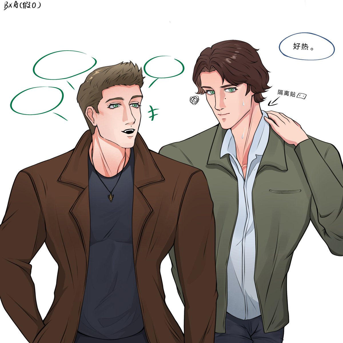 WL6160's tweet photo. Dean Winchester/Sam Winchester https://t.co/wODQlprZXm