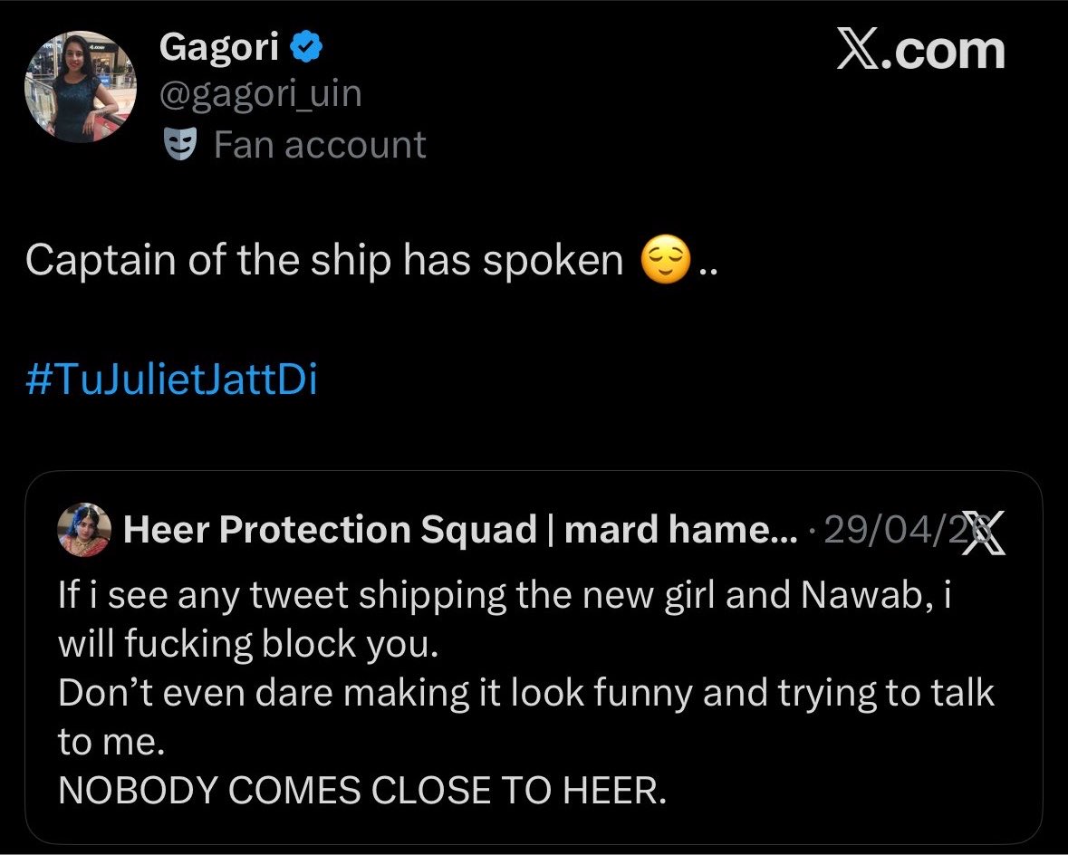 unicornwriter19's tweet photo. Rave ka bhi ek din isteefa aa jayega lekin mera nahin
ab dil lag gaya inn dono se toh bss lag gaya, captainship toh nahin jaane wali https://t.co/s2oWwegQoS