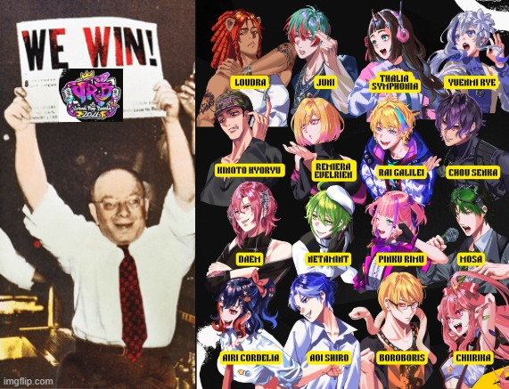 Phantomizeee's tweet photo. Congrats Airi, Winner VRB'26. Anjay, yaya baru debut jadi finalis loh ya..
W Contestant, W Staff, W Sponsor, W Viewer, semuanya menang kita rayakan 🥳🎉
Otsukare minna, sampai jumpa di next VRB.

#VRB2026  #ALLINAIRI #THALIAWIN #Tawalia https://t.co/VpJ6fBFZj0