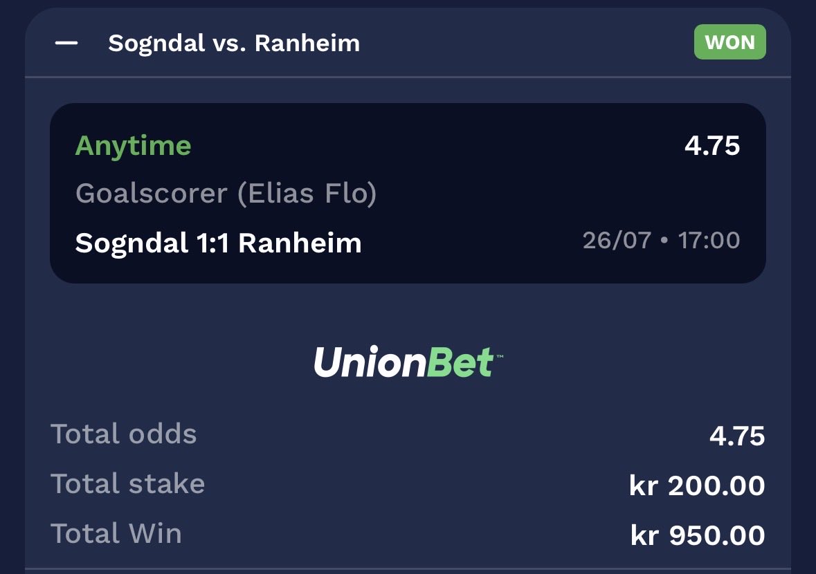 StigRonny87's tweet photo. Det finnes alltid en Flo ✅ @oddstips @OddspoddenNO @zoomodds @Odds_Factory https://t.co/6A7afNslIC