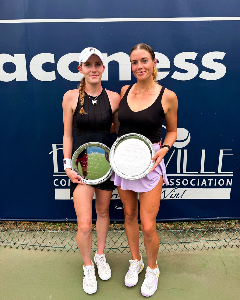 LSUwten's tweet photo. Kayla’s strong run of play continues with a doubles finalist finish at the ITF W100 Evansville! https://t.co/ItmL00rLiS