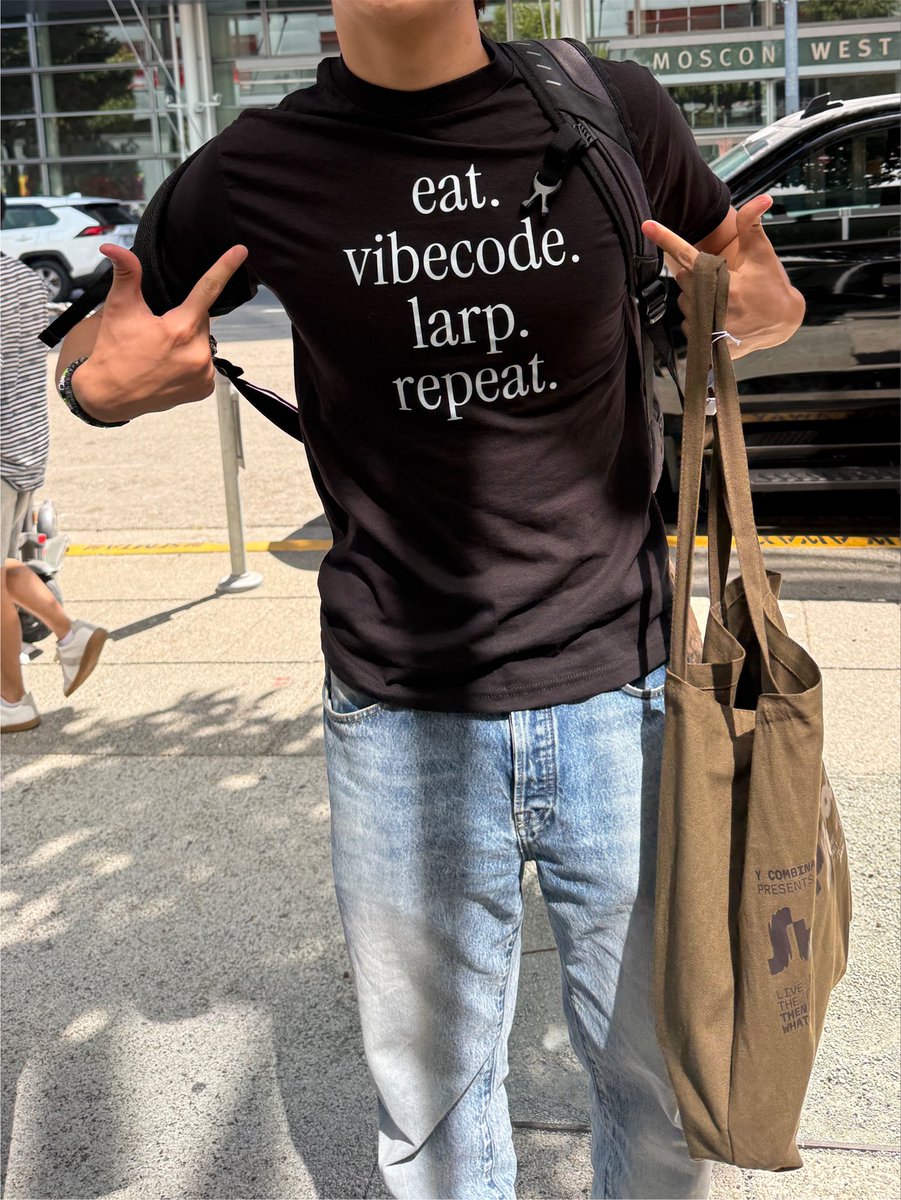 ngmiarchive's tweet photo. eat. vibecode. larp. repeat. https://t.co/fKDCAGiSjl