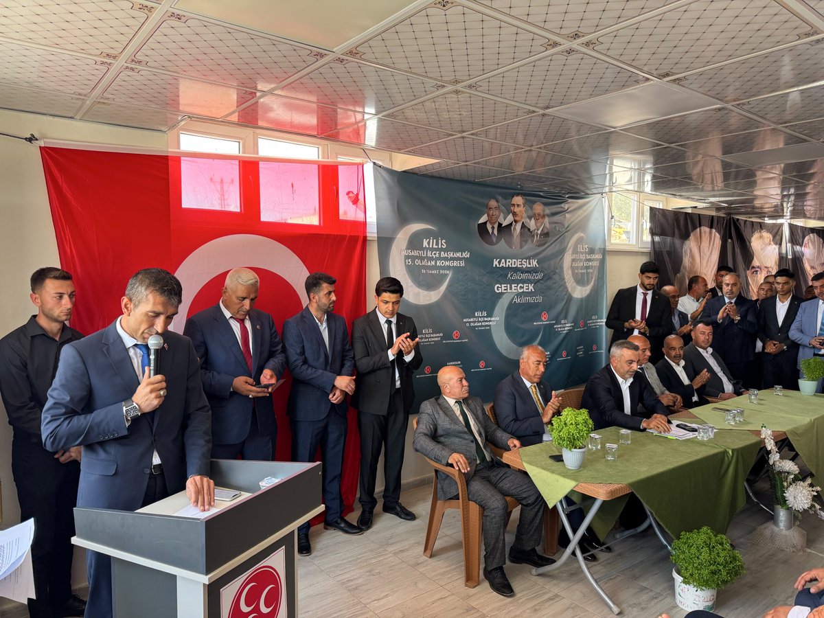 lutfikasikci's tweet photo. Kilis/Musabeyli ilçe kongremizi tamamladık. 

Kongrede güven tazeleyen İlçe Başkanımız Sn. Hasan Polat ve yönetim kuruluna başarılar dilerim. https://t.co/hdVGVwXqt6