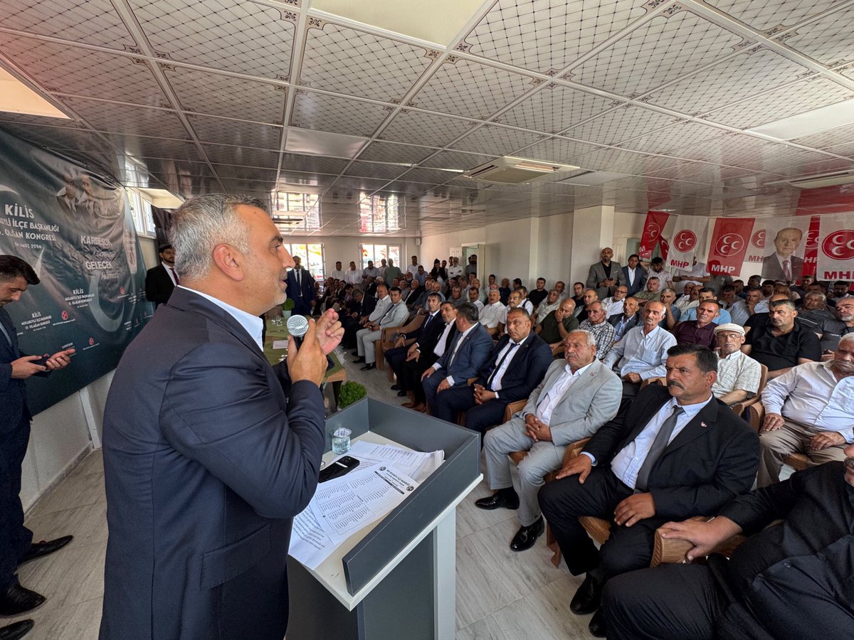 lutfikasikci's tweet photo. Kilis/Musabeyli ilçe kongremizi tamamladık. 

Kongrede güven tazeleyen İlçe Başkanımız Sn. Hasan Polat ve yönetim kuruluna başarılar dilerim. https://t.co/hdVGVwXqt6
