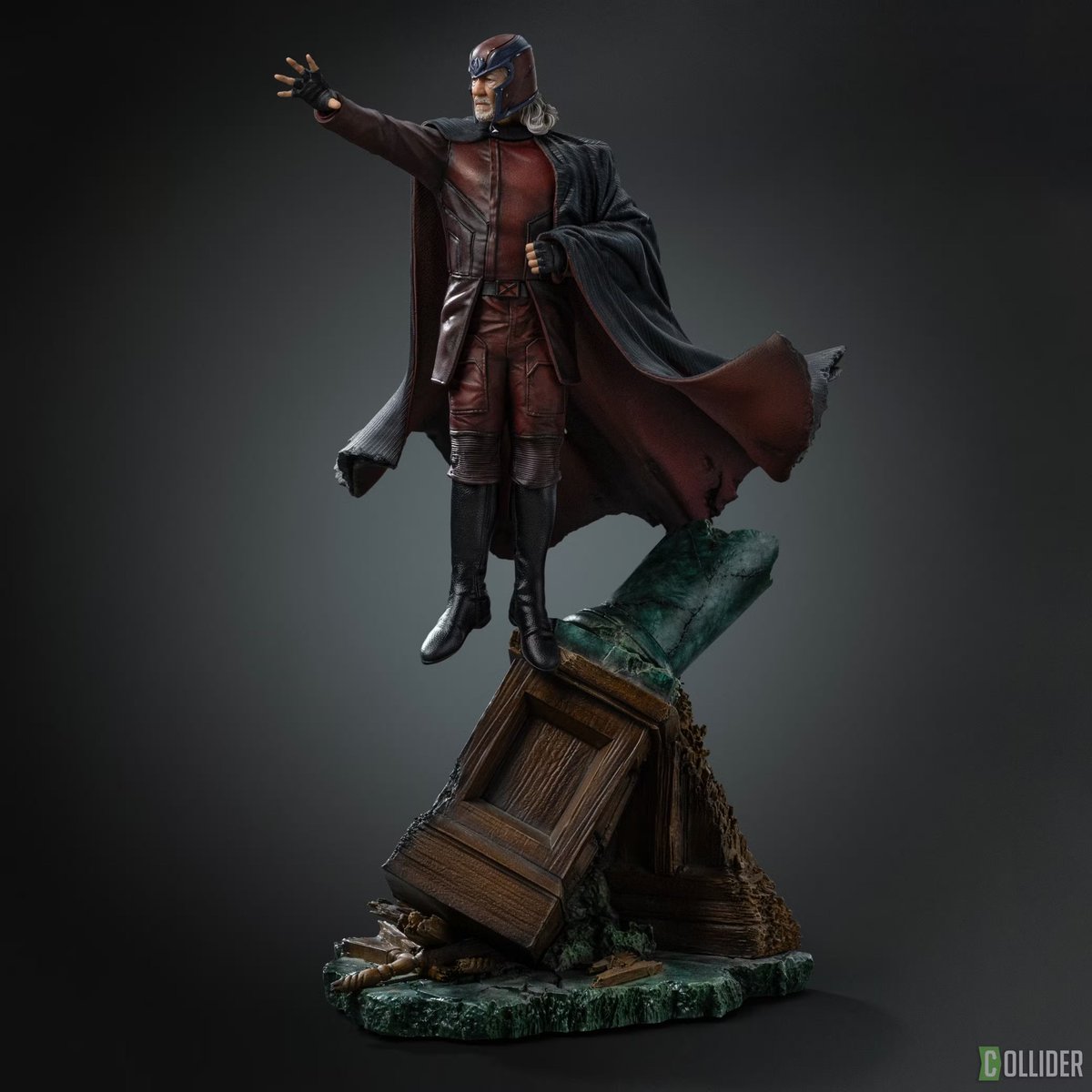 TVA_Daily's tweet photo. Magneto: Fingerless gloves, classic helmet, and an outstretched hand ready to rip metal apart. Iron Studios did Erik Lehnsherr justice! 🙌
[Find 10 images below 👇]

(via: @Collider)
#Marvel #AvengersDoomsday #XMen #IronStudios #SDCC