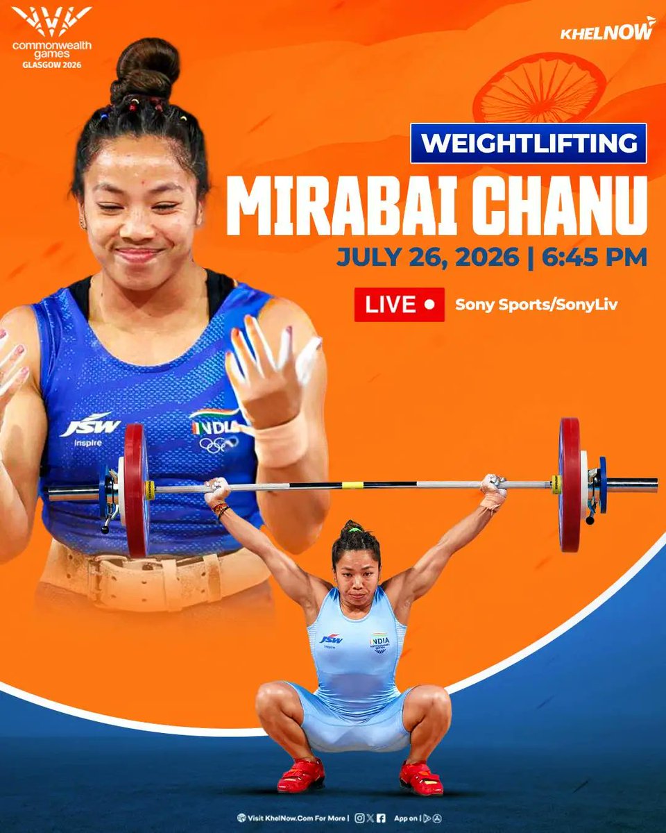 JaipurTrading's tweet photo. 💯 HISTORIC!

 Mirabai Chanu does it AGAIN! She has won GOLD at the Commonwealth Games 2026 in the women’s 48kg category, securing her third consecutive CWG gold medal! From Manipur to the world stage — pure strength, grit and inspiration. India is so proud of you, champion! Jai Hind!

 #MirabaiChanu #CWG2026 #Gold #TeamIndia #Viral #Trending #Weightlifting

@mirabai_chanu