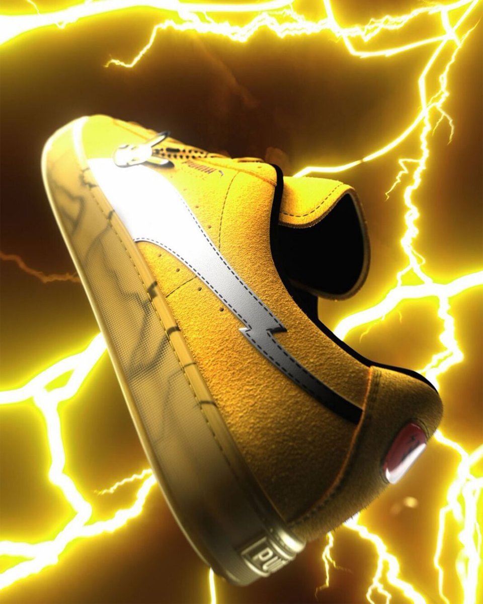 fullress's tweet photo. Pokemon × PUMA SUEDE "Pikachu"が海外 2026年 7/25 発売 (ポケモン プーマ ピカチュウ スエード) [407020-01]

・スペシャルBOXが公開 (leonhart)

https://t.co/a1QM7C60Qs https://t.co/mgCysZJpRk