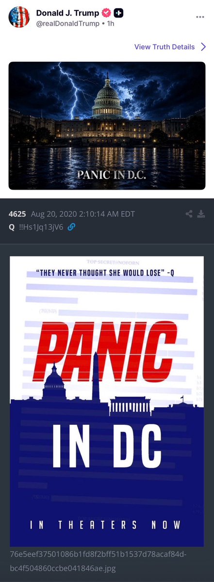 alpha5tate's tweet photo. President Trump posting Q comms 🐸
JFK, Trust the Plan, Panic in DC 🇺🇸 https://t.co/ZVCgbRfCsa