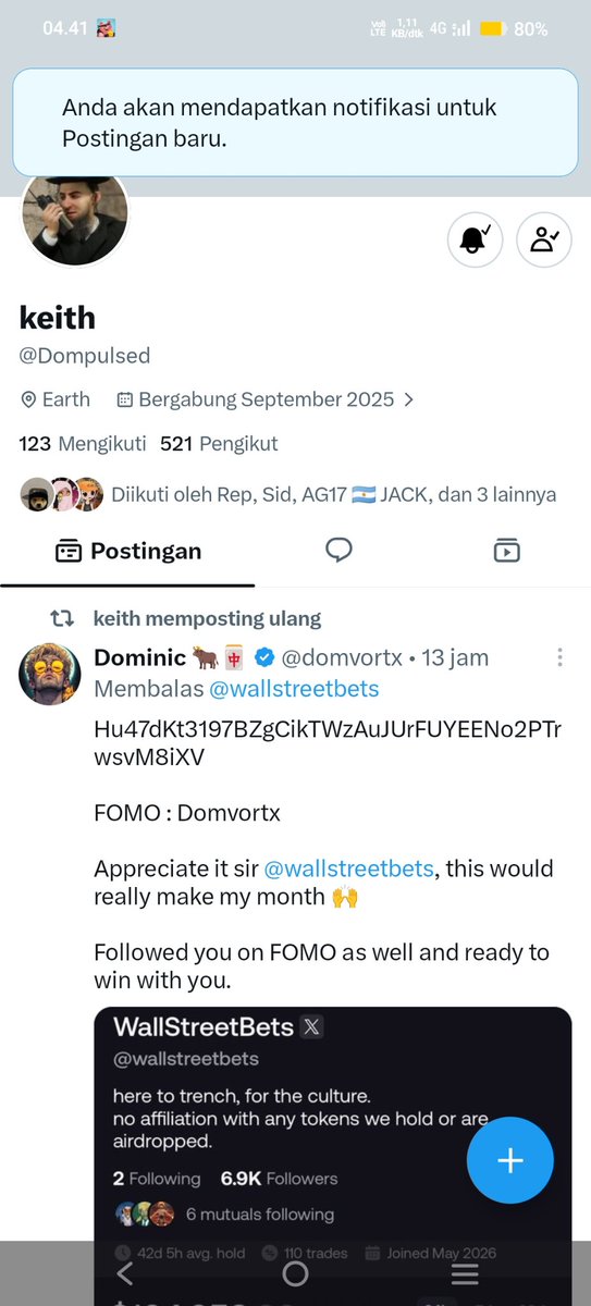 merrycia2002's tweet photo. @domvortx @Dompulsed Goodluck baby

7soSqqFJFo9CUArkH63ct9sXau2cVZxAFxHXUzETecDT https://t.co/yGkv3RrKl6