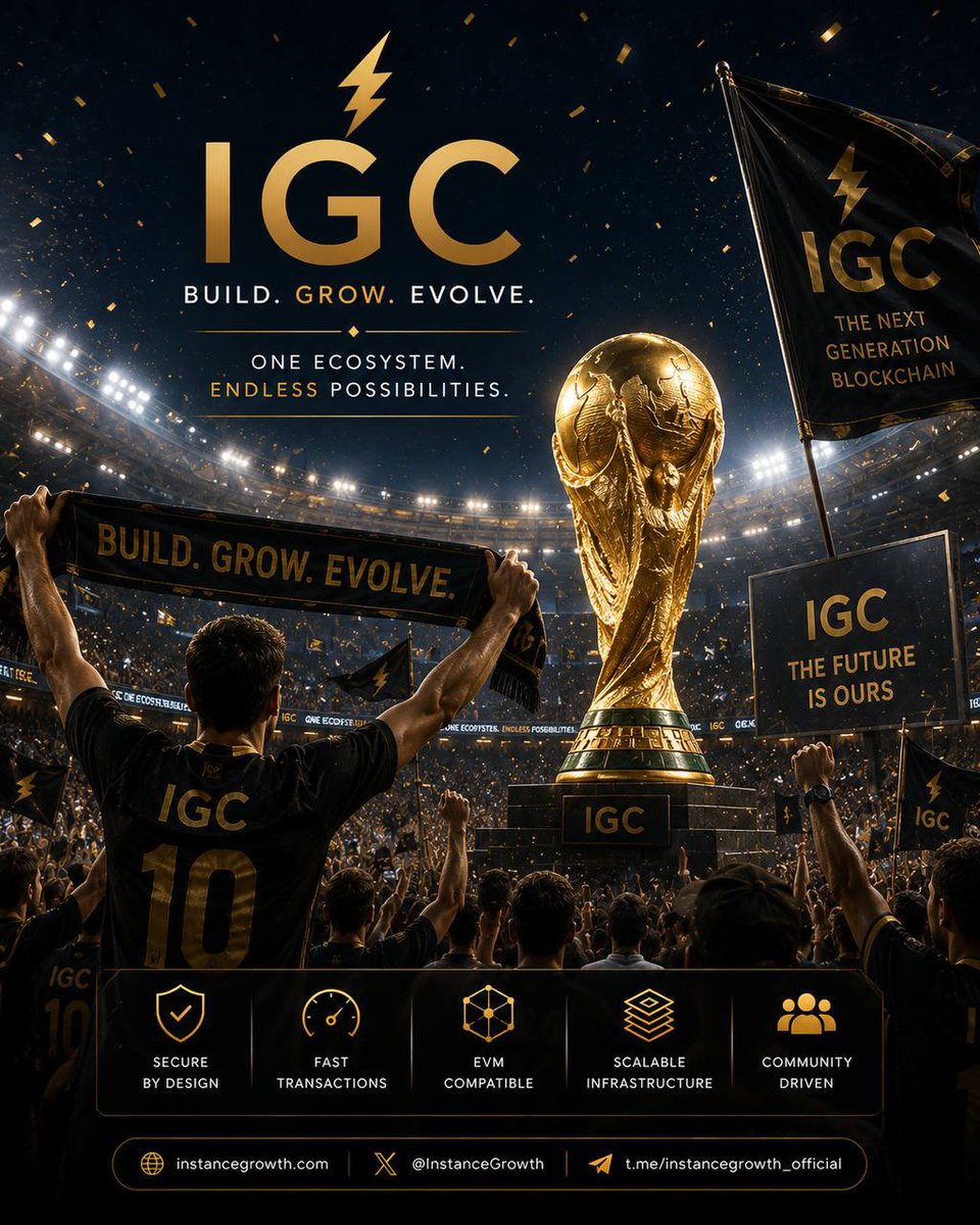 InstanceGrowth's tweet photo. Every great team needs a strong foundation.

$IGC is building with the same mindset: consistency, teamwork, and a vision to go all the way.

Game on. ⚡🏆

@InstanceGrowth https://t.co/qJ31raxMDC