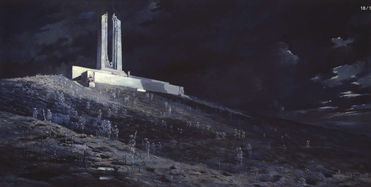 _DailyHistorian's tweet photo. The Canadian National Vimy Memorial continues to serve as a place of remembrance for Canadians who lost their lives during WWI and as a symbol of the lasting impact that the conflict had on the country's history.
Follow the page for more daily history!
#OnThisDay #VimyMemorial #Canada #VimyRidge #MilitaryHistory #WWI #CanadianHistory