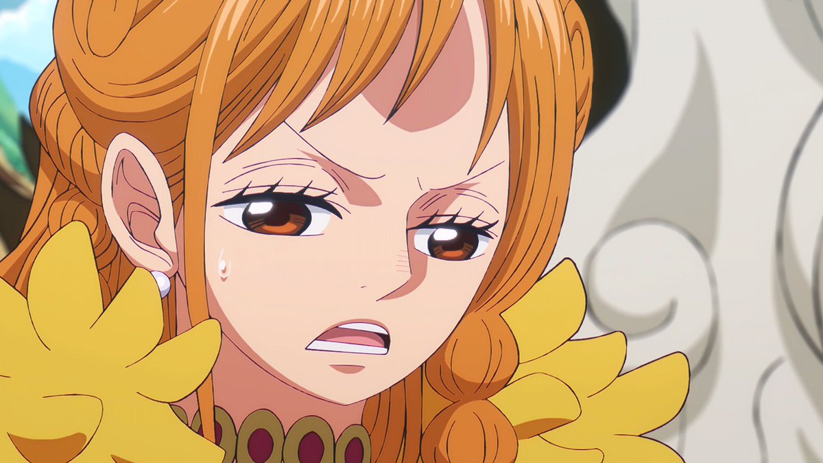 Riko_sa5's tweet photo. Nami from today's episode 🧡 https://t.co/sAS81ayFAQ
