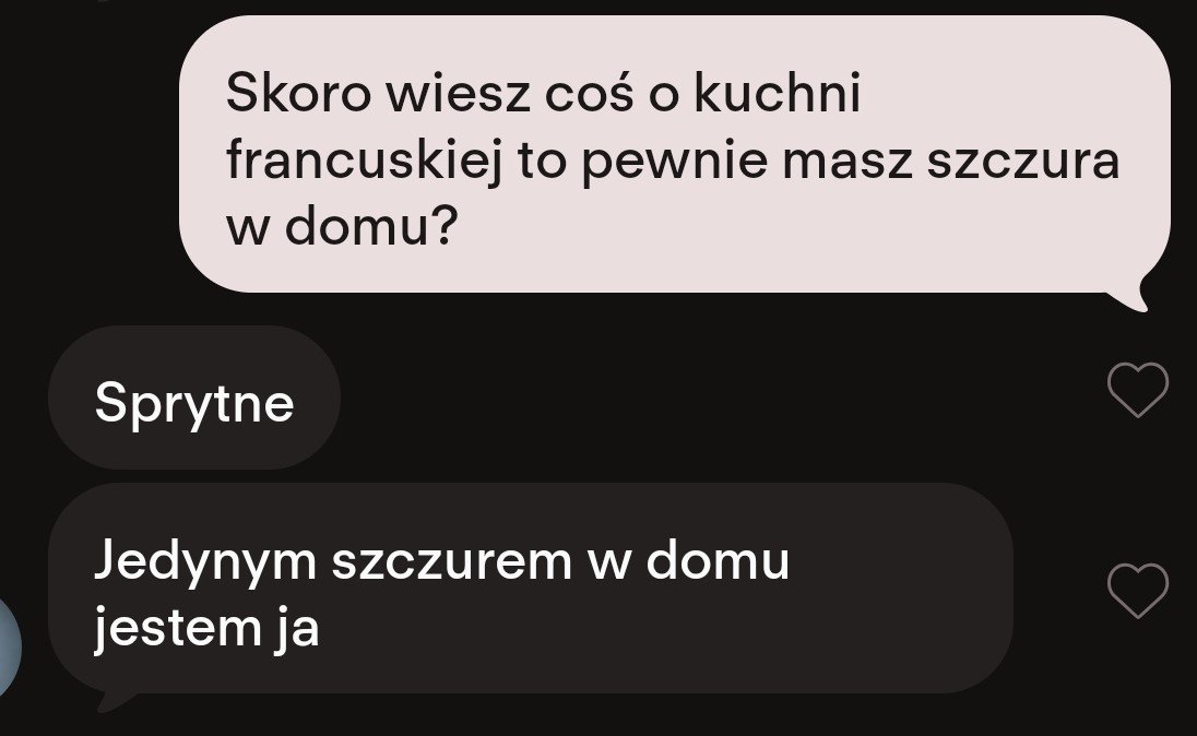 luvmy_sjf's tweet photo. Kocham rozmowy na tinderze XD https://t.co/FCUKLVtQm2