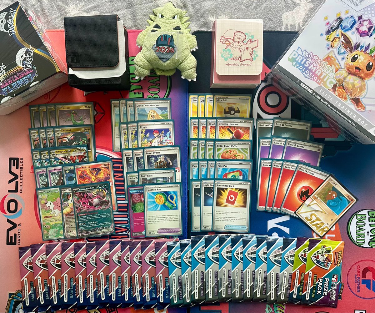 amcharles0's tweet photo. Runner-up at the Columbus, Ohio Invitational!

With: Degenerate Pult! (I’m sorry) but man, the prizing hits 😉

What a cool event. Every year, the local stores in Columbus come together to track Cup wins, Challenge wins, and local events, awarding players points to try to qualify for this event. They all come together at OSU and run a huge 2-day BO3 tournament for the top 32 players in the Columbus area. They track everything in a large Discord server and keep players up to date on standings throughout the year

It’s a huge ordeal full of logistics and planning, and they did an amazing job. Special shoutout to @HisuianAndrew and @TiebreakerTCG for putting it on, as well as every single judge and event coordinator I tagged (and those I couldn’t!)

Happy with the result, happier with the ability to still play at a high level over the “off season” (and come knocking on the door of the Columbus meta). I look forward to more events like this leading up to the biggest event in the world in 5 weeks: the World Championships

Shoutout also to my support from @LostZoneKitchen, @88Cardhouse, and @DragonShield_, and to all my opponents this weekend for some amazing games