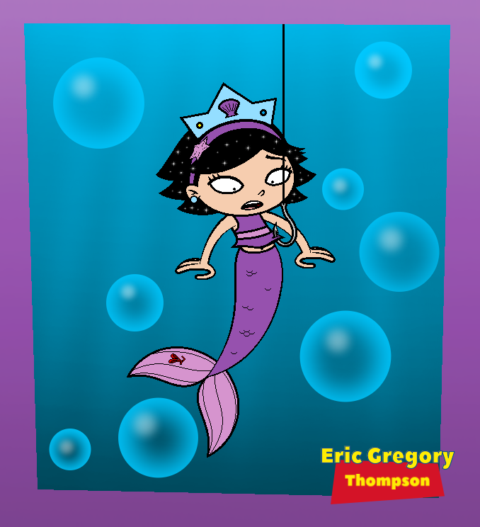 ericgthompsonX's tweet photo. Here is my OC from #LittleEinsteins, Princess Mermaid June caught by the fish hook. https://t.co/3oCuzBwGza