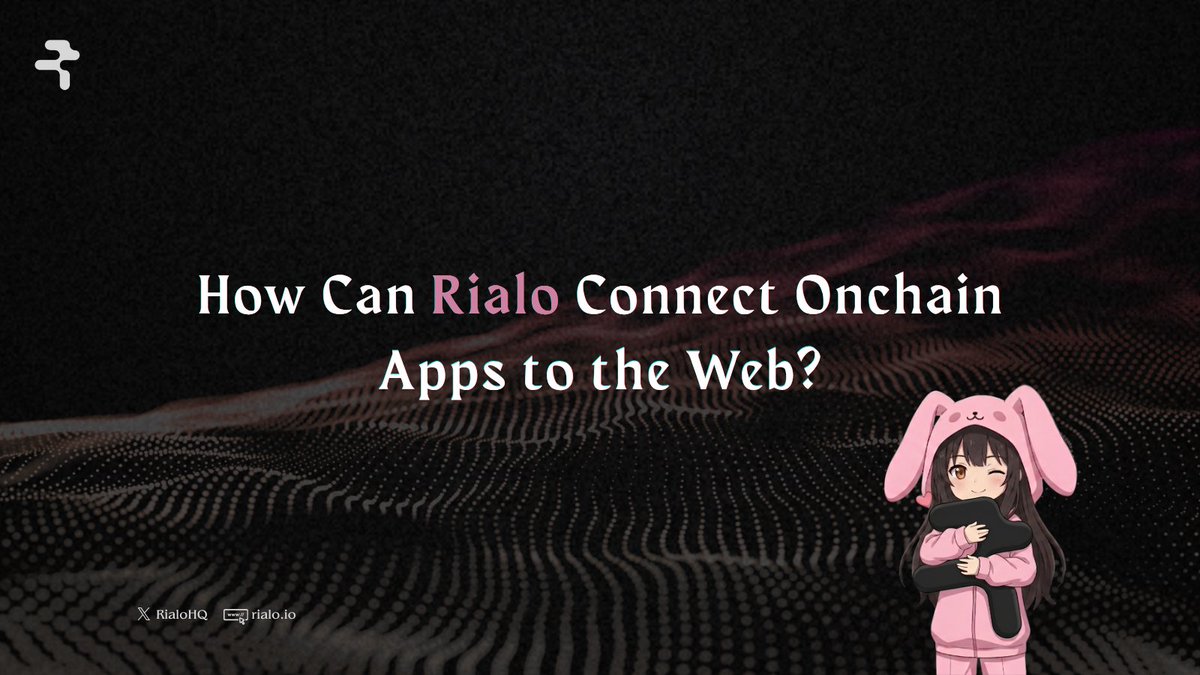 Karin3l27's tweet photo. 1/6
Onchain applications often need information from systems outside the blockchain and @RialoHQ makes this possible through native Web calls, allowing applications to interact with external APIs and services as part of their execution.

@ericargent31113 https://t.co/6mQcU3Go1j