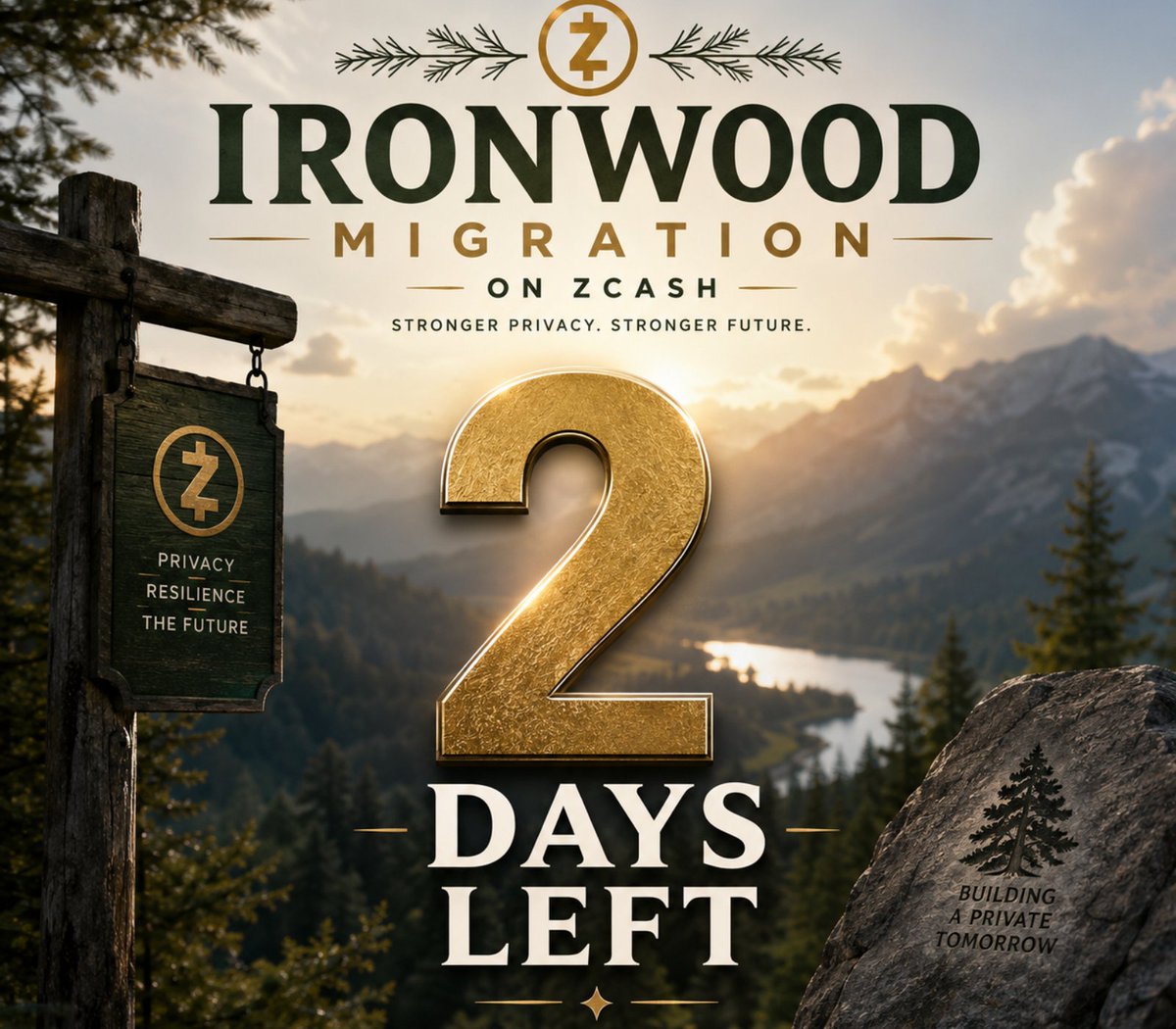 hardaeborla's tweet photo. The day we've been waiting for is gradually getting closer 💃
TWO DAYS LEFT!!🛡️💃
#Zcash #IronWood #ZEC #Crypto #Web3 #PrivacyMatters https://t.co/ERPIw98c4r