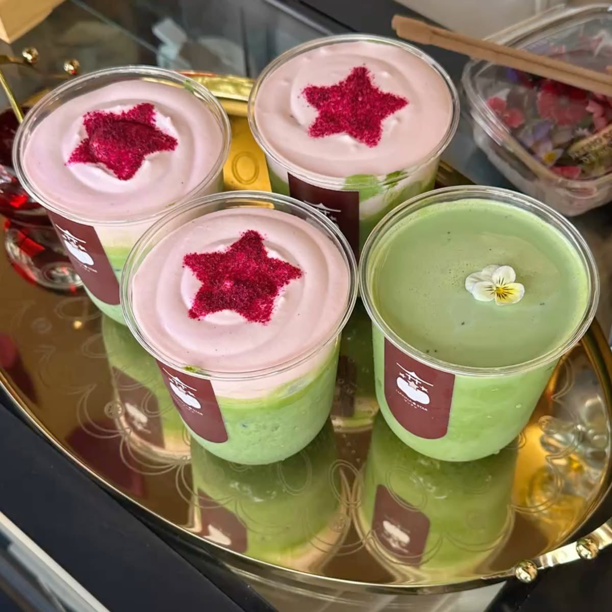 MaisonAmours's tweet photo. ⠀

And we’re open! Come one come all to #MaisonAmouropening !! 50% all records 
And a free matcha or latéof your choosing! 

⠀ https://t.co/OZvNTmrEfC