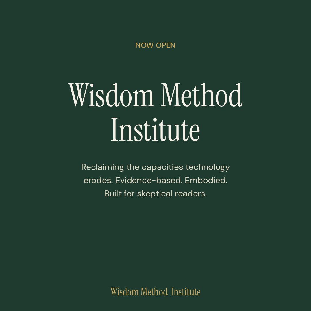 theWisdomMethod's tweet photo. Rebuilding #attention, #resilience, and connection — contemplative practice with measurable results: the Wisdom Method™ #contemplativescience #preventivecare #wisdommethod https://t.co/dTHfxTHdbO