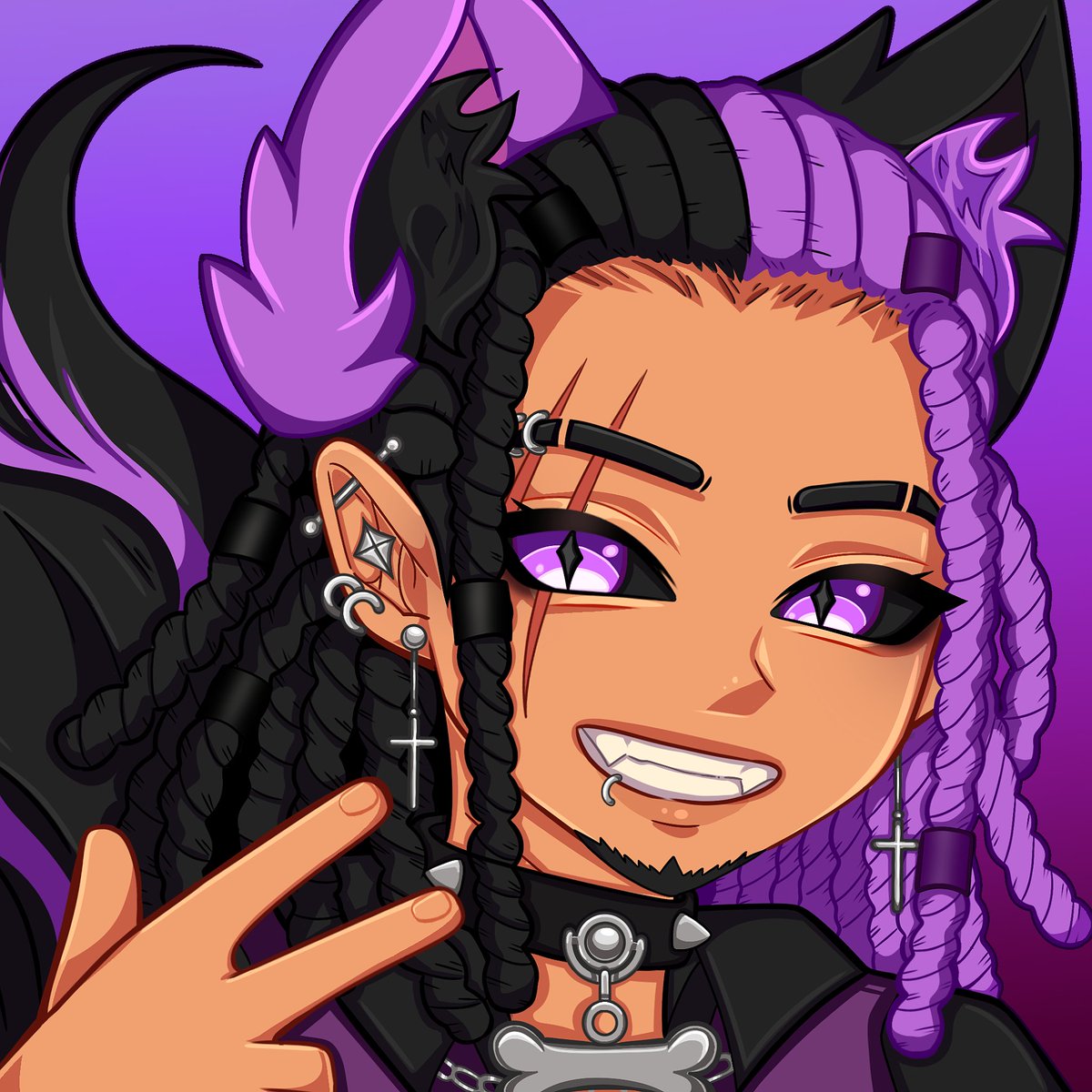 ShadowXsirens's tweet photo. Love the new art!!!💜 drawn by @Jenificial 
#vtuber #art #streamer https://t.co/NJOCkiSJ1r