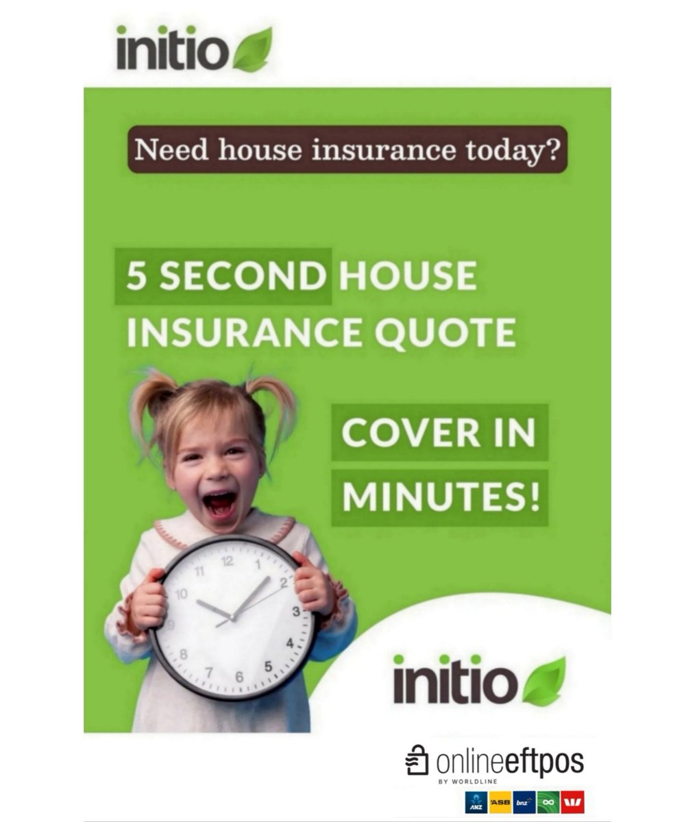NZSounds's tweet photo. #MovedHouse over the weekend? 🚛 🏠
Instant online house insurance provider #Initio now accepts #OnlineEFTPOS for secure payment
https://t.co/EwPk1ssvda
No credit card?
No problem
Pay online WITHOUT exposing bank, card or login details
https://t.co/eHK8U6HxVv https://t.co/JNA3UXFvc8